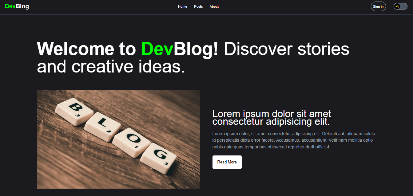 blog Website